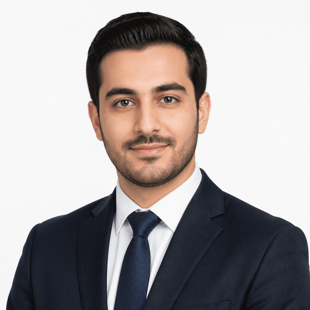 پروفایل لینکدین — مردانه رسمی